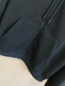 LOUIS VUITTON HYBRID ZIPPED TECHNICAL COTTON HOODIE - J030