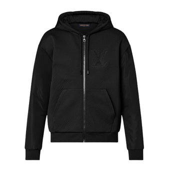 LOUIS VUITTON HYBRID ZIPPED TECHNICAL COTTON HOODIE - J030