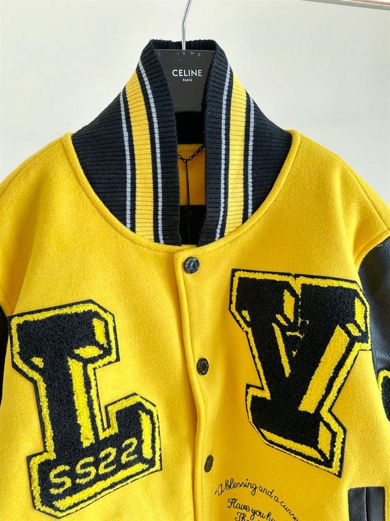 LOUIS VUITTON LEATHER EMBROIDERED VARSITY - CC012