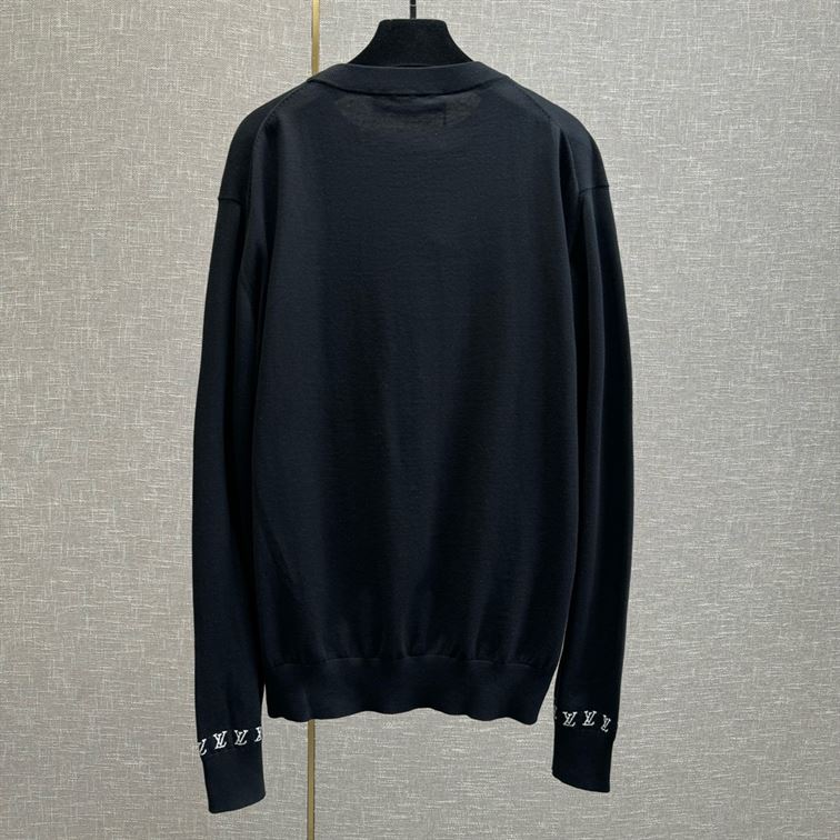 LOUIS VUITTON LONG-SLEEVED COTTON CREWNECK - J050