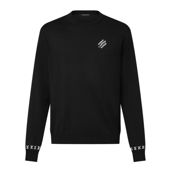 LOUIS VUITTON LONG-SLEEVED COTTON CREWNECK - J050