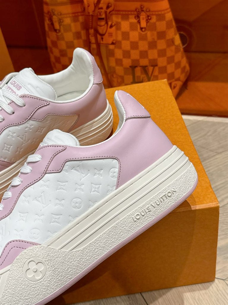 LOUIS VUITTON GROOVY PLATFORM SNEAKER LIGHT PINK - L143