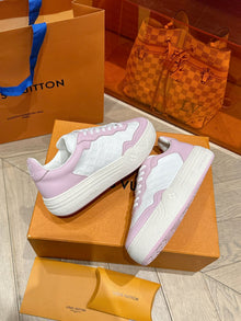 LOUIS VUITTON GROOVY PLATFORM SNEAKER LIGHT PINK - L143