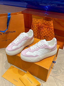 LOUIS VUITTON GROOVY PLATFORM SNEAKER LIGHT PINK - L143