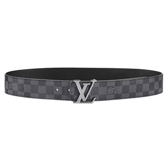 LOUIS VUITTON LV INITIALES 40MM REVERSIBLE BELT DAMIER GRAPHITE - AC015