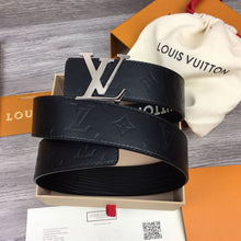 LOUIS VUITTON LV INITIALES 40MM REVERSIBLE BELT EPI BLACK - AC011