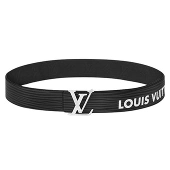 LOUIS VUITTON LV INITIALES 40MM REVERSIBLE BELT EPI BLACK - AC011