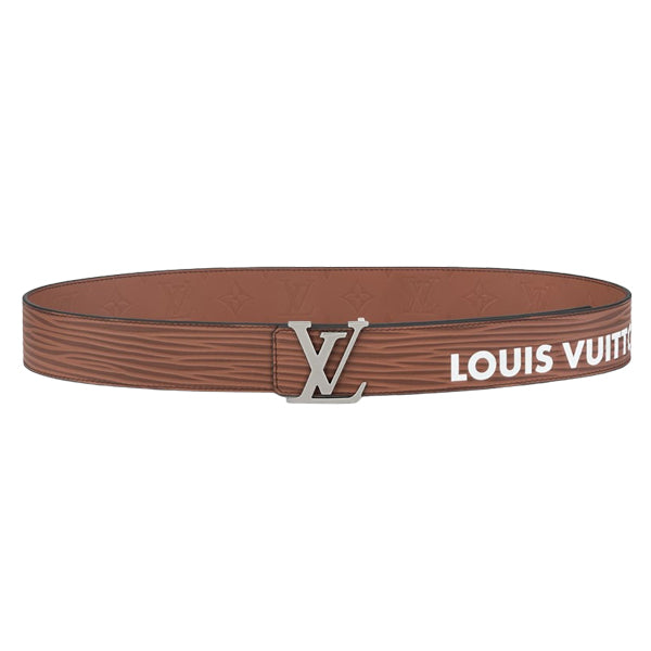 LOUIS VUITTON LV INITIALES 40MM REVERSIBLE BELT EPI BROWN - AC019