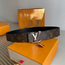 LOUIS VUITTON LV INITIALES 40MM REVERSIBLE BELT MONOGRAM MACASSAR - AC009