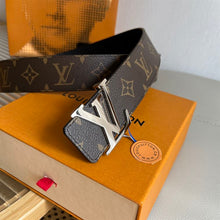 LOUIS VUITTON LV INITIALES 40MM REVERSIBLE BELT MONOGRAM MACASSAR - AC009