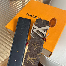 LOUIS VUITTON LV INITIALES 40MM REVERSIBLE BELT MONOGRAM MACASSAR - AC009