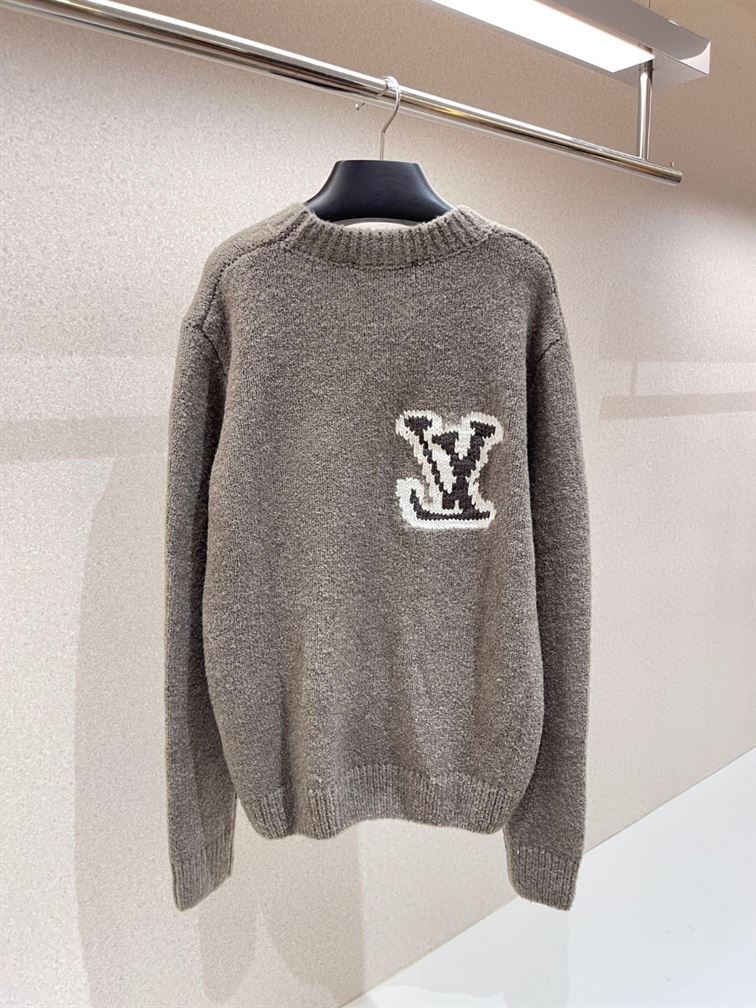 LOUIS VUITTON LV INTARSIA CREWNECK - J033