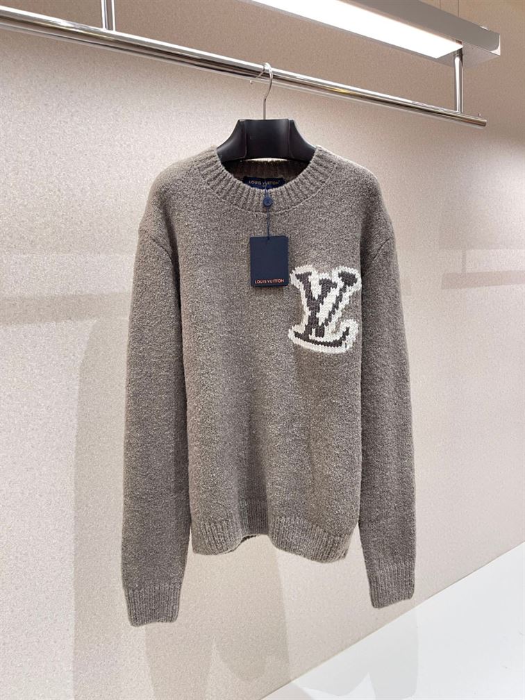 LOUIS VUITTON LV INTARSIA CREWNECK - J033