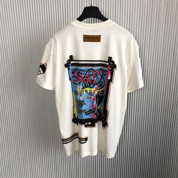 LOUIS VUITTON LV JAZZ FLYERS SHORT-SLEEVED T-SHIRT - V076