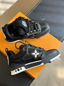 LOUIS VUITTON LV SKATE SNEAKER BLACK WHITE - L081