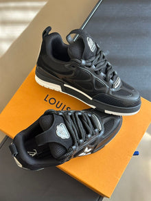 LOUIS VUITTON LV SKATE SNEAKER BLACK WHITE - L081