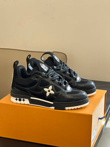 LOUIS VUITTON LV SKATE SNEAKER BLACK WHITE - L081