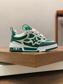 LOUIS VUITTON LV SKATE SNEAKER GREEN WHITE - L073