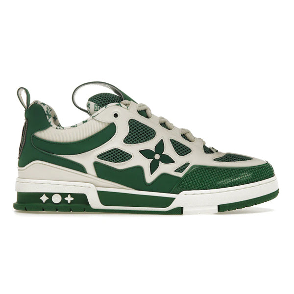 LOUIS VUITTON LV SKATE SNEAKER GREEN WHITE - L073