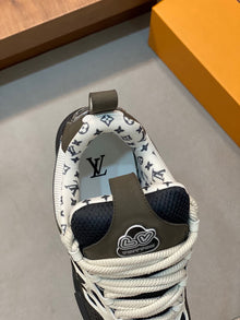 LOUIS VUITTON LV SKATE SNEAKER GREY WHITE - L074