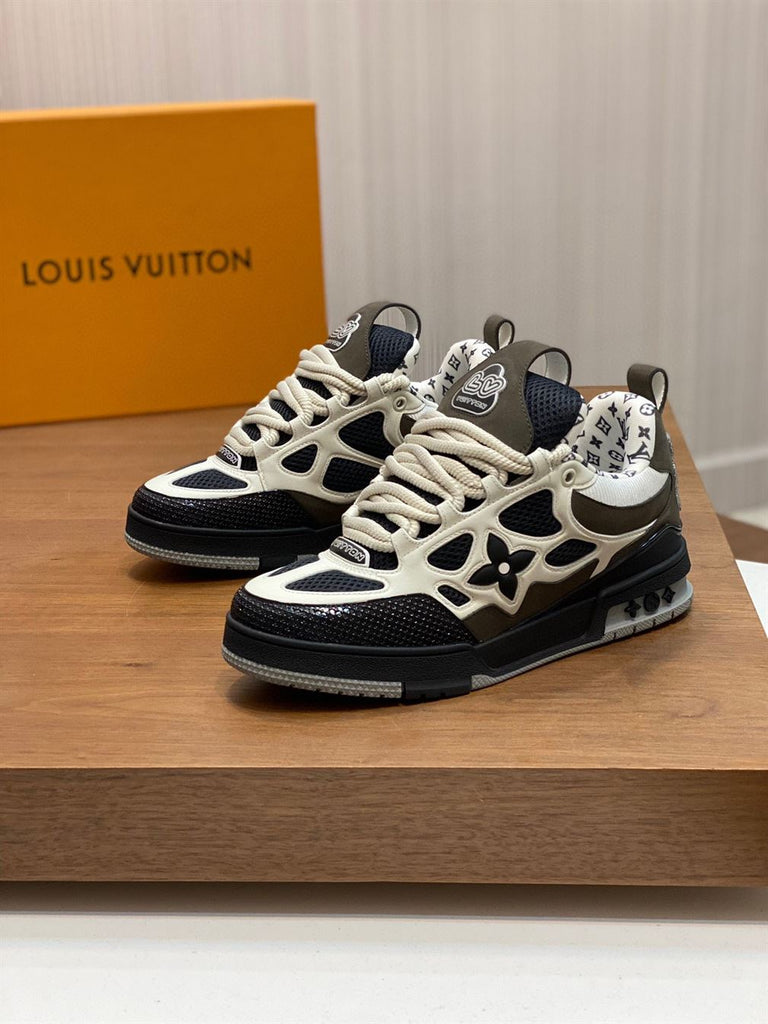 LOUIS VUITTON LV SKATE SNEAKER GREY WHITE - L074