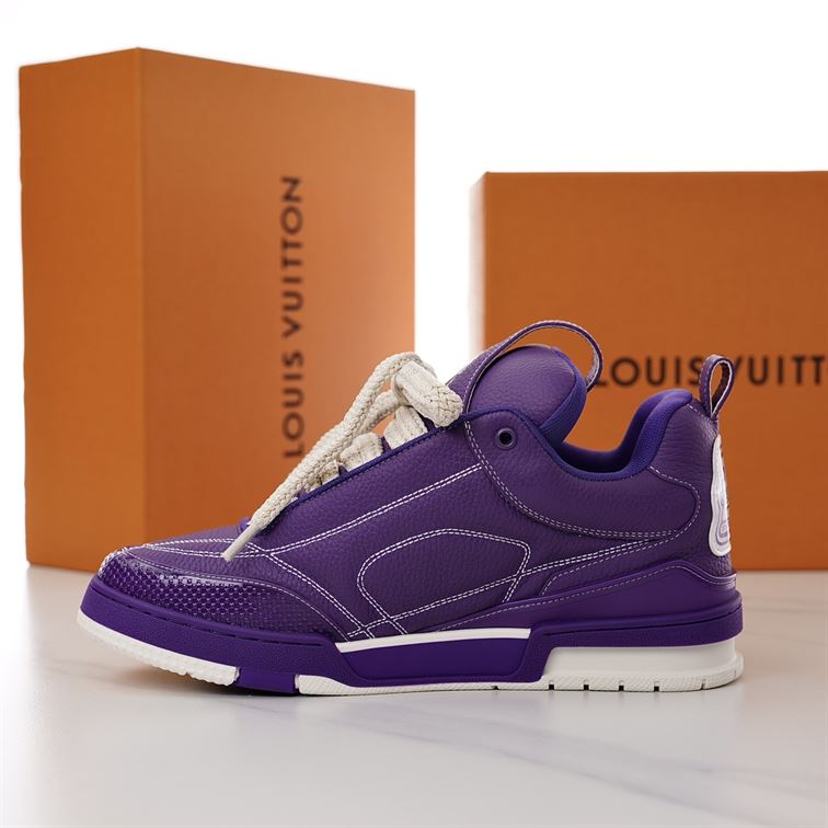 LOUIS VUITTON LV SKATE SNEAKER PURPLE - L047