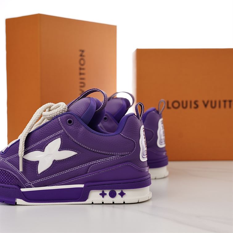 LOUIS VUITTON LV SKATE SNEAKER PURPLE - L047