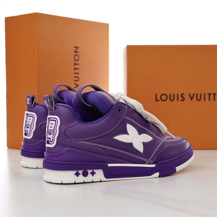 LOUIS VUITTON LV SKATE SNEAKER PURPLE - L047