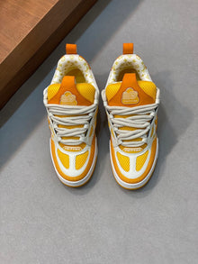 LOUIS VUITTON LV SKATE SNEAKER YELLOW WHITE - L072