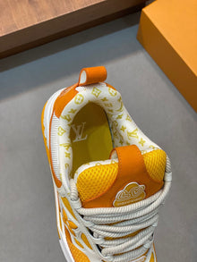 LOUIS VUITTON LV SKATE SNEAKER YELLOW WHITE - L072