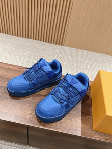 LOUIS VUITTON LV TRAINER MAXI SNEAKER BLUE - L029