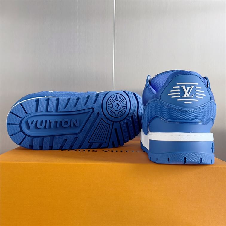 LOUIS VUITTON LV TRAINER MAXI SNEAKER BLUE - L044