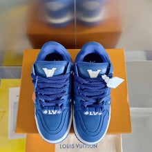 LOUIS VUITTON LV TRAINER MAXI SNEAKER BLUE - L044