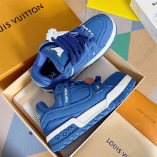 LOUIS VUITTON LV TRAINER MAXI SNEAKER BLUE - L044