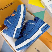 LOUIS VUITTON LV TRAINER MAXI SNEAKER BLUE - L044