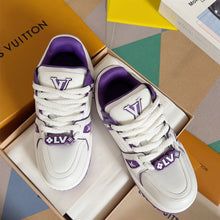 LOUIS VUITTON LV TRAINER MAXI SNEAKER PURPLE - L021