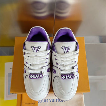 LOUIS VUITTON LV TRAINER MAXI SNEAKER PURPLE - L021