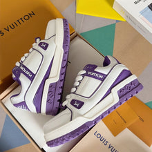 LOUIS VUITTON LV TRAINER MAXI SNEAKER PURPLE - L021