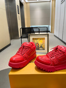 LOUIS VUITTON LV TRAINER MAXI SNEAKER RED - L037