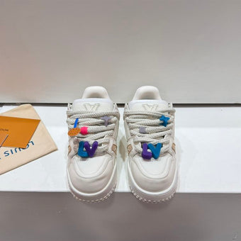 LOUIS VUITTON LV TRAINER MAXI SNEAKER WHITE - L032