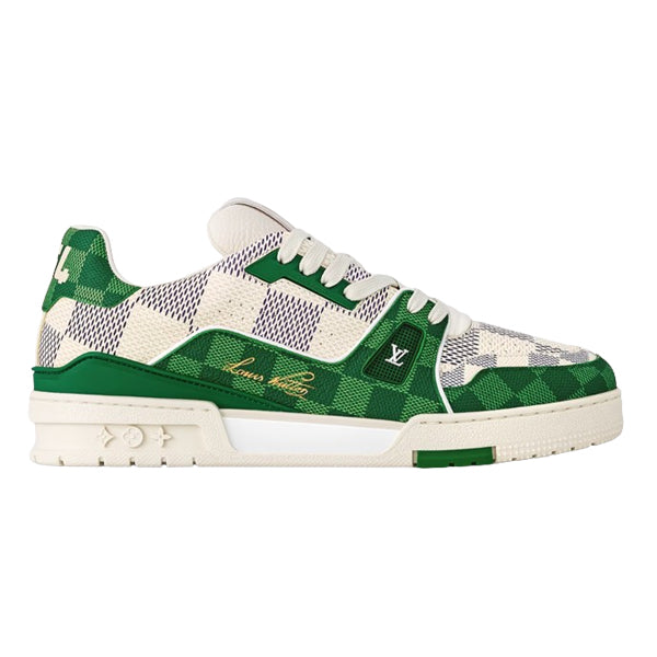 LOUIS VUITTON LV TRAINER SNEAKER GREEN - L042