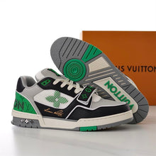 LOUIS VUITTON LV TRAINER SNEAKER GREEN - L058