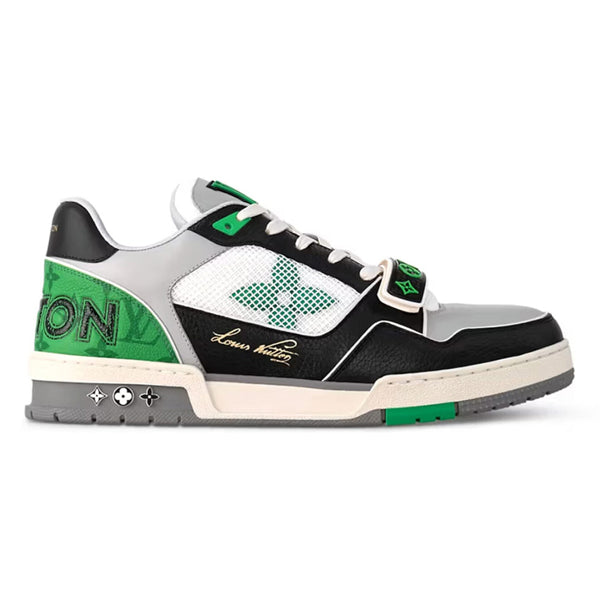 LOUIS VUITTON LV TRAINER SNEAKER GREEN - L058