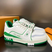 LOUIS VUITTON LV TRAINER SNEAKER GREEN - L062