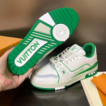 LOUIS VUITTON LV TRAINER SNEAKER GREEN - L062