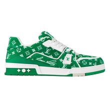 LOUIS VUITTON LV TRAINER SNEAKER GREEN - L135