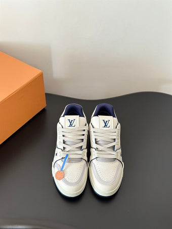 LOUIS VUITTON LV TRAINER SNEAKER MARINE - L063