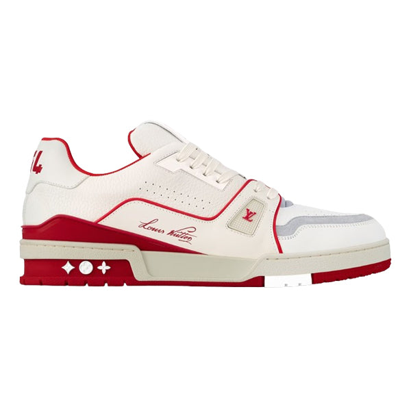 LOUIS VUITTON LV TRAINER SNEAKER RED - L064