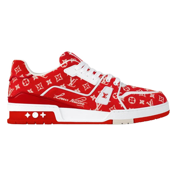 LOUIS VUITTON LV TRAINER SNEAKER RED - L133