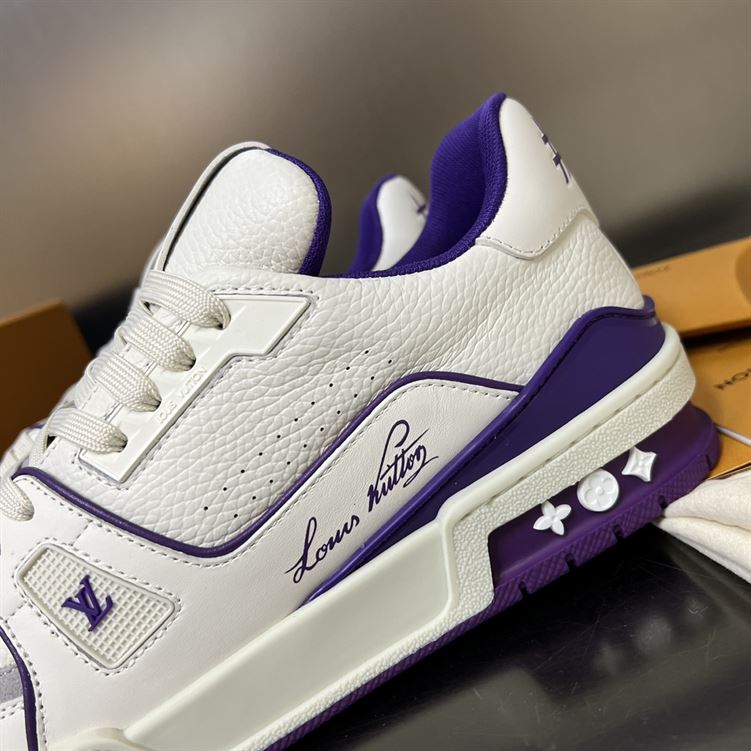 LOUIS VUITTON LV TRAINER SNEAKER VIOLET - L060